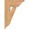 Ekena Millwork Traditional Traditional Smooth Bracket w/ Offset Brace, Western Red Cedar, 7 1/2"W x 18"D x 26"H BKT0806X18X26TRA01SWR - alternate 3
